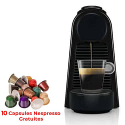 Machine à Café NESPRESSO Essenza Mini D30 N1 XE 0.6L- Noir