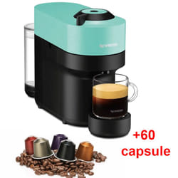 Machine à Café Nespresso Vertuo Pop 1500W Bleu Aqua