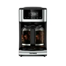 Machine à Café Telefunken Digital 900 Watt TFK-CD9428A Noir