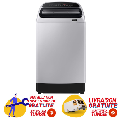 Machine à laver Automatique Top Load Samsung 12 Kg / Silver (WA12T5260BYUL)
