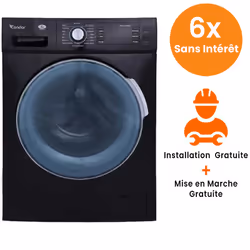 Machine à Laver Frontale Condor CON-FM12IB - Capacité de lavage: 10.5Kg - Vitesse d'essorage: 1400 tours/min - Classe énergét ...