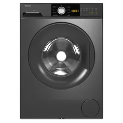 Focus F 1208G - Lave-linge pose libre, 8 kg, 1200 tr/min, 15 programmes, gris foncé