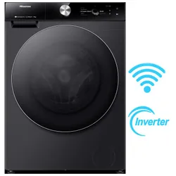 Machine à Laver Frontale Hisense WF7S1247BB Smart Inverter 12Kg Noir