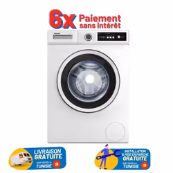 Machine à Laver Frontale Newstar MFA0610CT1W 6Kg - Blanc