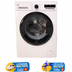 Machine à laver CL hublot - Capacité 9 Kg - Vitesse d'essorage 1200 tr/min - Classe énergétique: A++  - Dimensions 84 x 60 x  ...