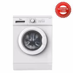 Machine à laver MIDEA Frontale - Capacité de lavage: 5 kg - Vitesse d'Essorage: 800 tours/min - Nombre de Programmes: 16 prog ...
