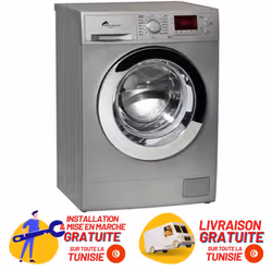 Machine à laver Montblanc Frontale - Capacité 12KG - Vitesse d'essorage 1200 tr/min - BIG Door - EcoWash -