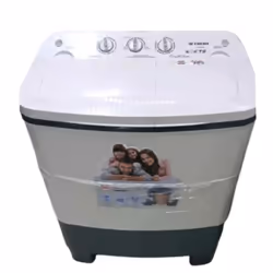 Machine à Laver Fresh TTW-09W - Capacité: 9 Kg - Capacité d'essorage : 6 KG - Puissance de lavage: 350 W - Puissance d'essora ...