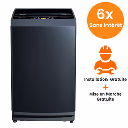 Machine à Laver Top Biolux - Capacité de lavage : 13 Kg - Vitesse d'essorage : 650 tours/min - Nombre de programmes : 9 - Aut ...