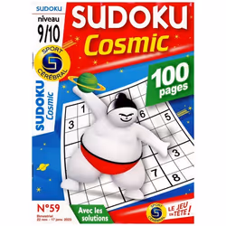 MAGAZINE SPORT CÉRÉBRAL SUDOUKU COSMIC