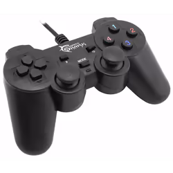 Manette de Jeux Gamer WHITE SHARK - Technologie de Connectivité: Filaire - Interface: USB - 15 Boutons + 2 Batons Analogiques ...