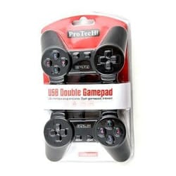 Manette Pc double Simple PROTECH USB 8838