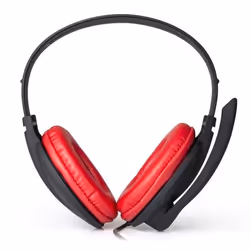 Marvo H8312 écouteur/casque Avec fil Arceau Jouer Noir, Rouge