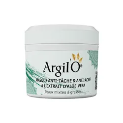 Masque anti tâche et anti-acné ARGILO à l'extrait d'Aloe Vera 130g