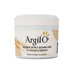 Masque effet bonne mine ARGILO à l'huile d'argan 130g