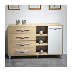 Meuble De Séjour BAHUT PORTO - Denver Beige