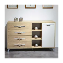 Meuble De Séjour BAHUT PORTO - Denver Beige