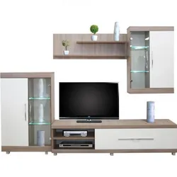 MEUBLE LIVING PARIS LIV05 - Chêne Brut & Blanc