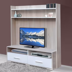 Meuble TV SOTUFAB EQUATEUR - Design moderne et élégant - Ajouter une touche chic à votre espace - Dimensions: H.150 – L.130 – ...