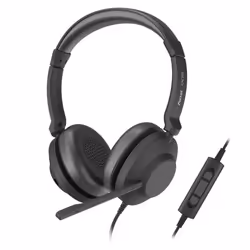 Micro-Casque Filaire AXTEL ONE DUO - Technologie de Connectivité: Filaire - CONNECTIVITÉ: USB-A - Taille des haut-parleurs: 4 ...