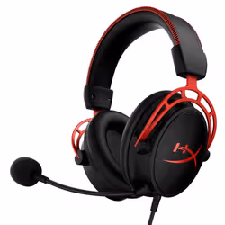 Micro Casque Filaire Gaming Hyprex Cloud Alpha Noir