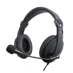 Micro Casque Filaire VCOM DE160U - Noir