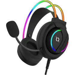 Micro Casque Gamer AQIRYS CYGNUS RGB - Noir