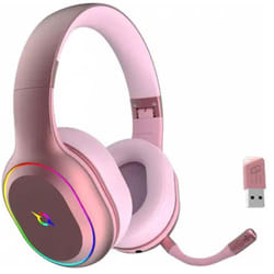 Micro Casque Gamer Aqirys Lyra Double Mode Rose