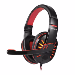 Micro Casque Gamer ENTER PYTHON - Connectivité: Filaire - Interface: Jack 3.5 mm,USB - Diamètre de Haut-parleur: 40 mm - Répo ...