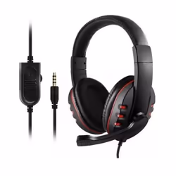 Micro Casque Gamer GM002 - Technologie de connectivité: Filaire - Interface de Casque: 3,5 mm + USB (USB pour la lumière LED) ...