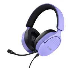 Trust GXT 489P FAYZO Casque Avec fil Arceau Jouer Noir, Violet