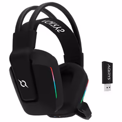 Micro Casque Gamer AQIRYS ALYA - Technologie de connectivité: Sans fil (Bluetooth 5.0,2,4 GHz) - Interface: USB 2.0 - Taille ...