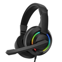 Micro-Casque Gaming Baracuda BGH-021 HYDRA RGB / Noir