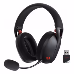Micro Casque Redragon - Connectivité: 3 modes : Filaire / Bluetooth 5.0 /2,4 GHz - Interface : USB - Impédance : 64Ω±15% (f=1 ...