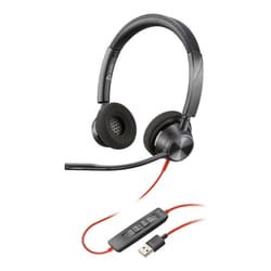 Micro-Casque USB-A HP Poly Blackwire 3320 certifié Microsoft Teams