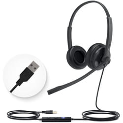 Micro Casque Yealink Dual Teams UH34 USB Noir