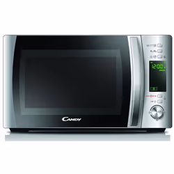 Micro Ondes Candy - Couleur Gris & Noir - Capacité 20L - Puissance Micro Onde: 700W - Puissance Grill: 1000W - 5 niveaux de p ...