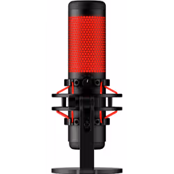 Microphone QUADCAS HYPERX - Interface USB - Capteur Tap-to-Mute avec indicateur LED - Stereo - Omnidirectional - Cardioid - B ...