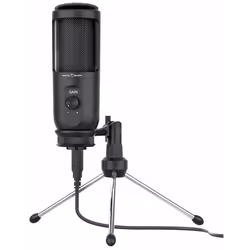 Microphone de jeu White Shark D Taus Noir DSM-03 Édition Gamer