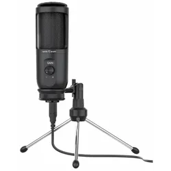 Microphone de jeu White Shark D Taus Noir DSM-03 Édition Gamer