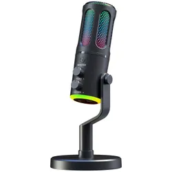 Microphone Filaire Gaming G-Lab K MIC NEON RGB - Noir