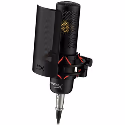 Microphone HyperX ProCast - Microphone à condensateur - Directivité cardioïde - Sensibilité : -38± 3dBV (1V/Pa à 1kHz) - Supp ...