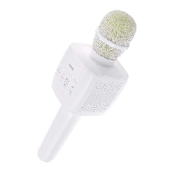 Microphone karaoké Bluetooth Hoco BK5 Blanc