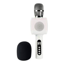 Microphone Sans Fil BIGBEN karaoké PARTYBTMIC2WH - Blanc