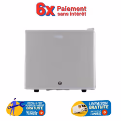Mini Bar AUXSTAR BC-50S - Volume brut: 50 Litre - Nombre de ports: 1 x Porte - pieds réglables - porte révérsible - Etagére e ...