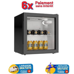 MINI BAR VITRINE AUXSTAR BC-50L 50 LITRES - NOIR