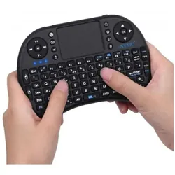 Mini Clavier Sans Fil QWERTY Avec Touchpad Pour Smart TV