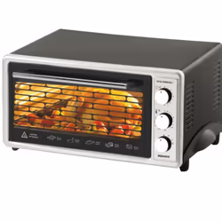 Mini-Four Electrique Hausberg - Volume : 48 Litres - Puissance: 1800W - Tension: 220-240V - Fréquence : 50/60 Hz - Minuterie ...