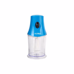 Mini Hachoir électrique - Puissance: 200 W - Capacité: 0.36 L - 3 Vitesses - Bol en plastique transparent - Démarrage par pre ...