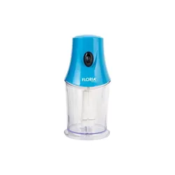 Mini Hachoir électrique Floria/ 200 W - Bleu